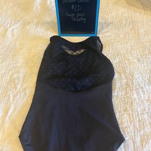 IC lace heart black dance leo